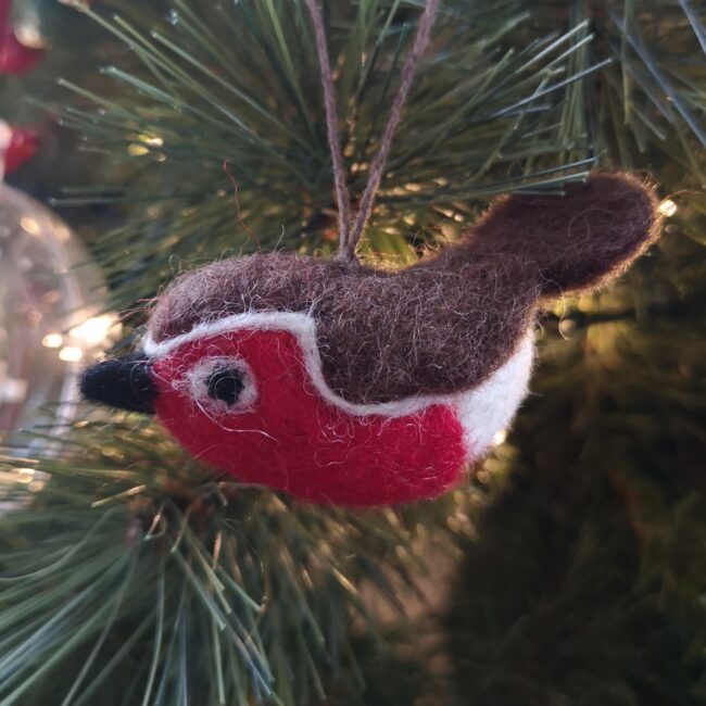 Felt Baby Red Robin