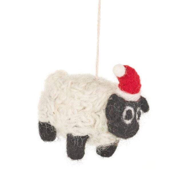 Felt Christmas Sheep