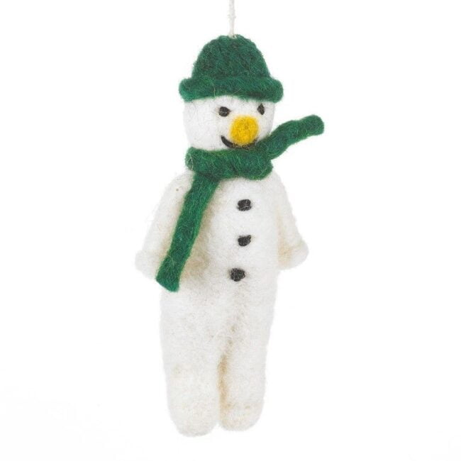 Felt Snowman-Green