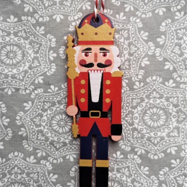 Nutcracker decoration-Bright red