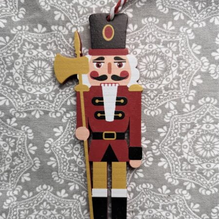 Nutcracker decoration-Dark red