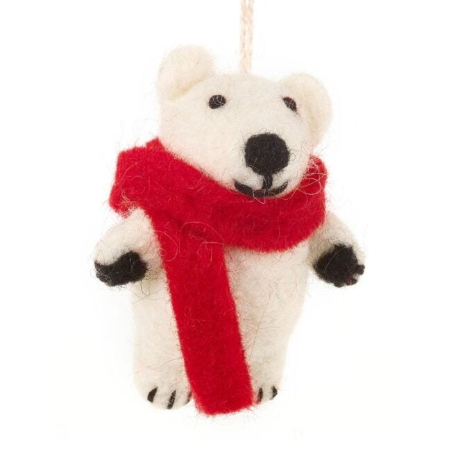Pedro Polar Bear (red scarf)