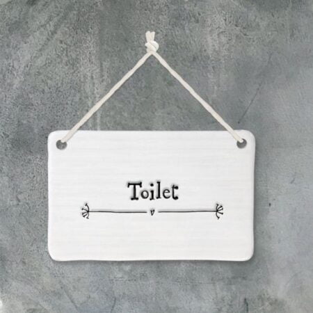 Porcelain Toilet sign